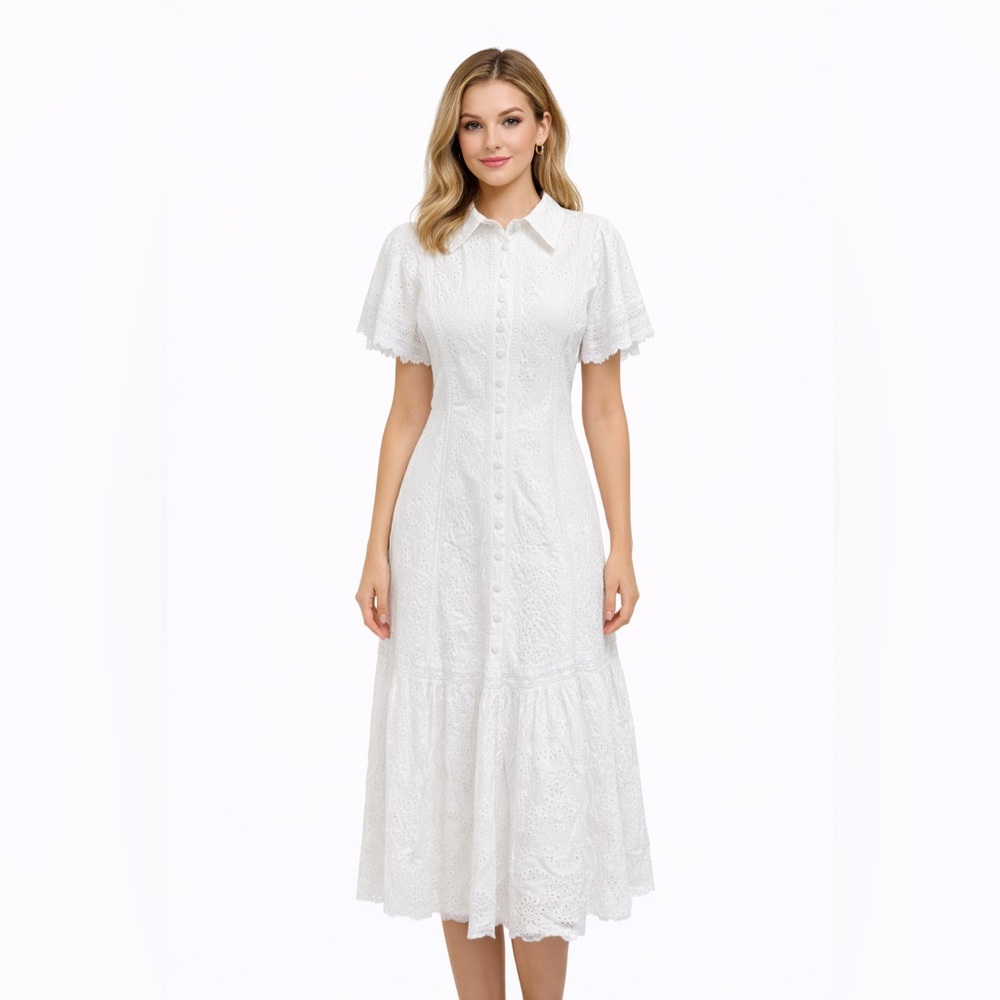 Doce Maria - White Lace Dress